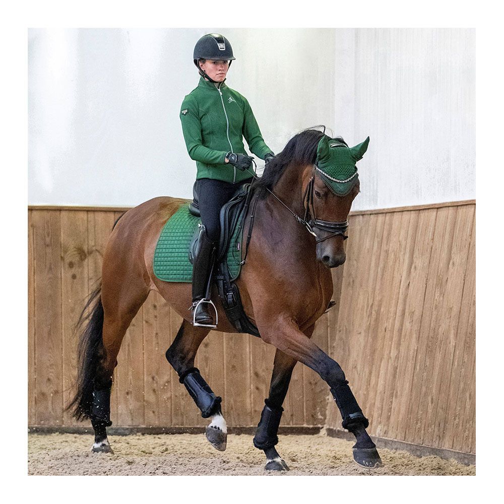 Le Mieux SUEDE SQUARE - Tapis de dressage hunter green