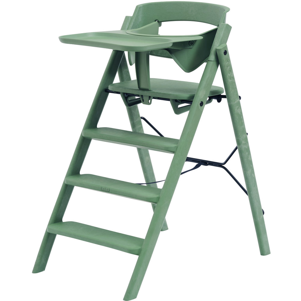 Køb KAOS Mineral Green Klapp Højstol Recycled Med KLAPP® Sikkerhedsbøjle Og Bakke Bundle