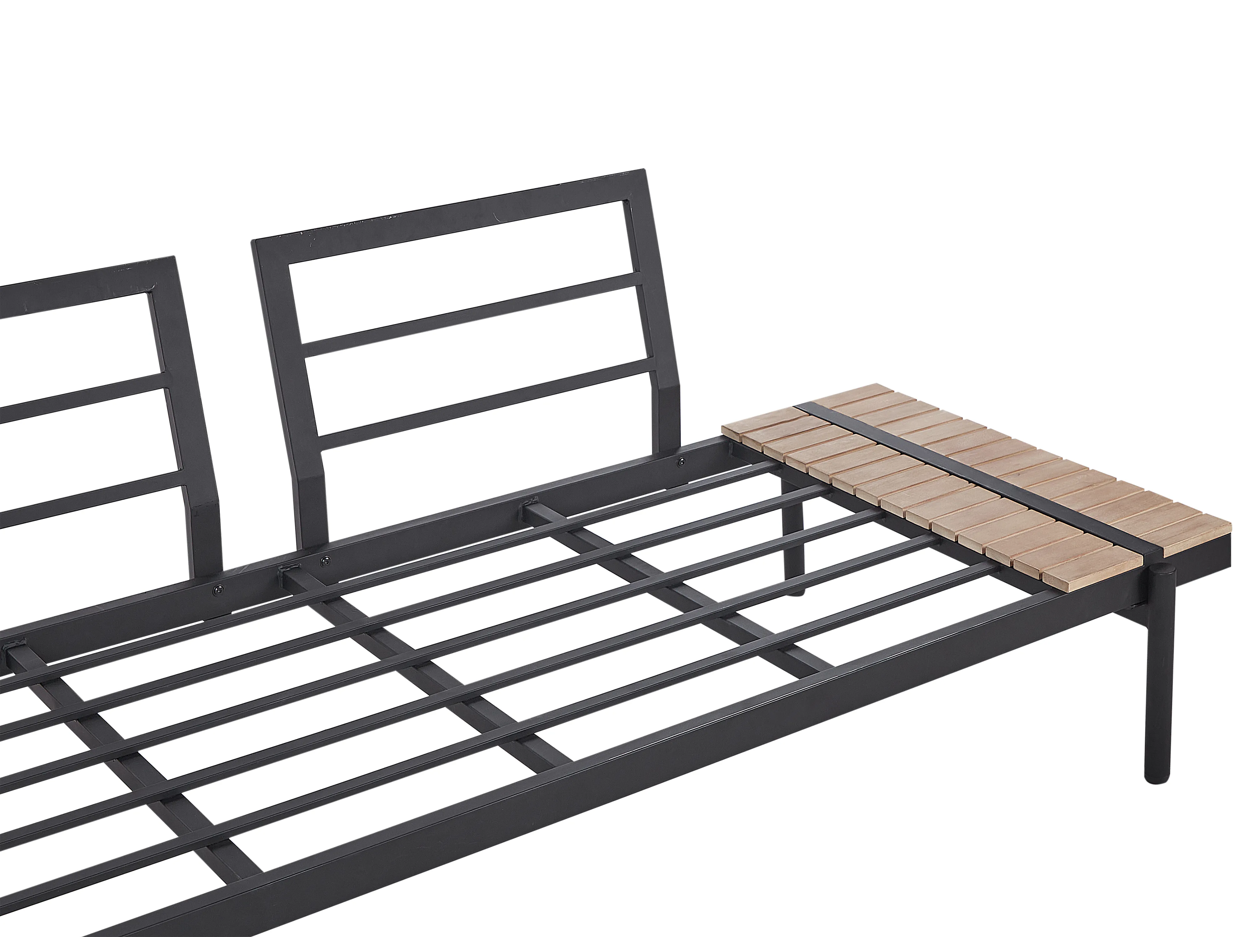 Tuin hoekloungeset met tafel 5-zits BELLARIVA Eucalyptushout Gebroken wit