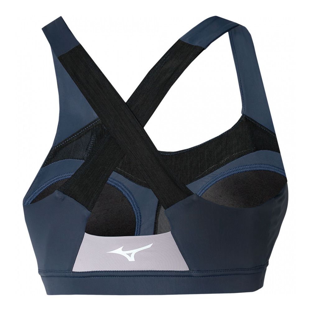 Mizuno ACTIVE HIGH SUPPORT - Brassière Femme nightshadow blue
