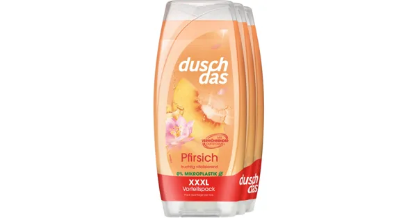 Duschdas Duschgel Pfirsich 3 x 225 ml