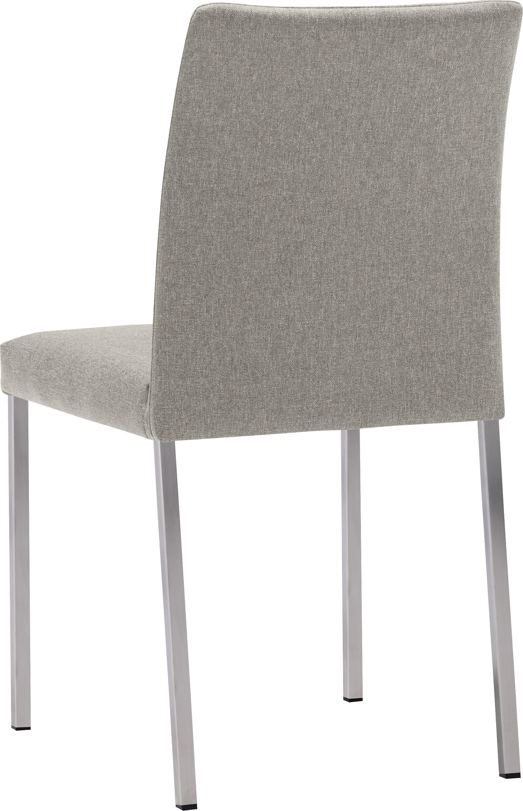 SIENA Stuhl - Hellgrau / B: 52.0 cm x T: 44.5 cm x H: 83.0 cm