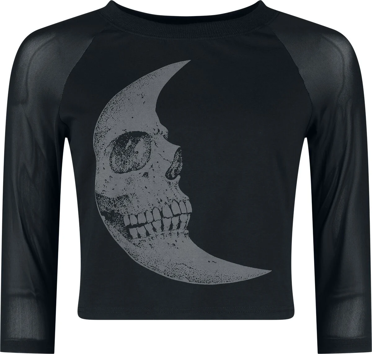 Crescent Doom Shrunken T-shirt | KIHILIST by KILLSTAR T-shirt manches longues