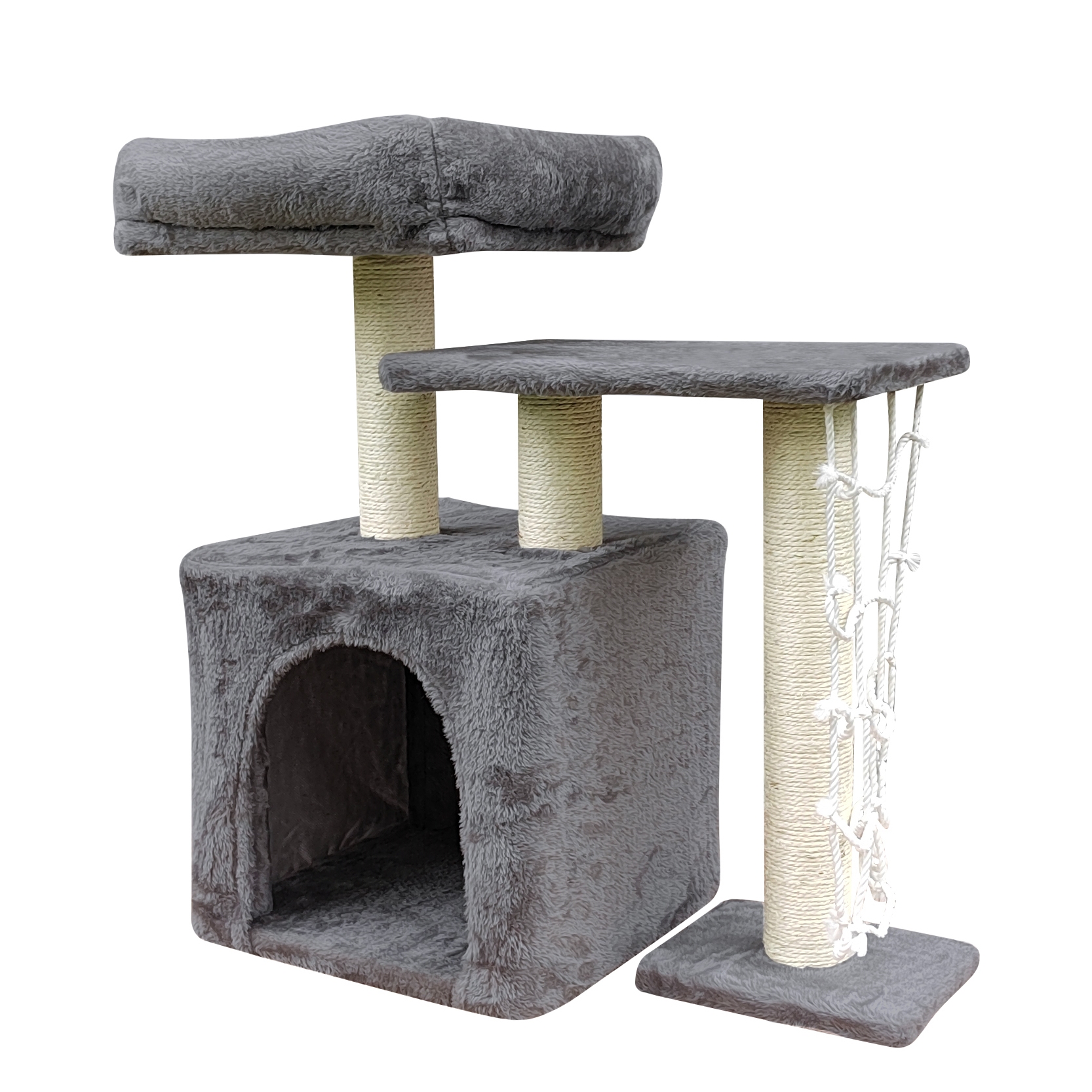 Katzenbaum KOSMO 62 cm grau