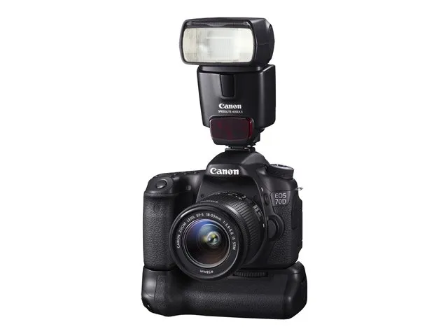 Canon EOS 70D - Digitalkamera - SLR - 20.2 MP - APS-C - 1080p - 3x optisk zoom EF-S 18-55 mm IS STM objektiv - Wireless LAN