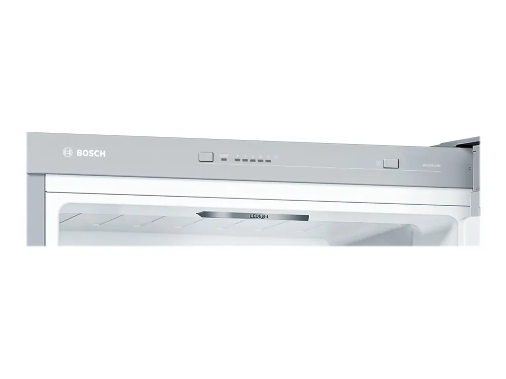 Bosch Serie | 4 KGV33VLEA - Køleskab/fryser - bund-fryser - bredde: 60 cm - dybde: 65 cm - højde: 176 cm - 289 liter - Klasse E - inox-look