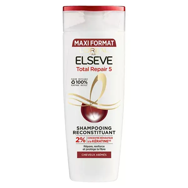L'Oréal Paris Elseve Total Repair 5 Shampooing Cheveux Abîmés 500ml