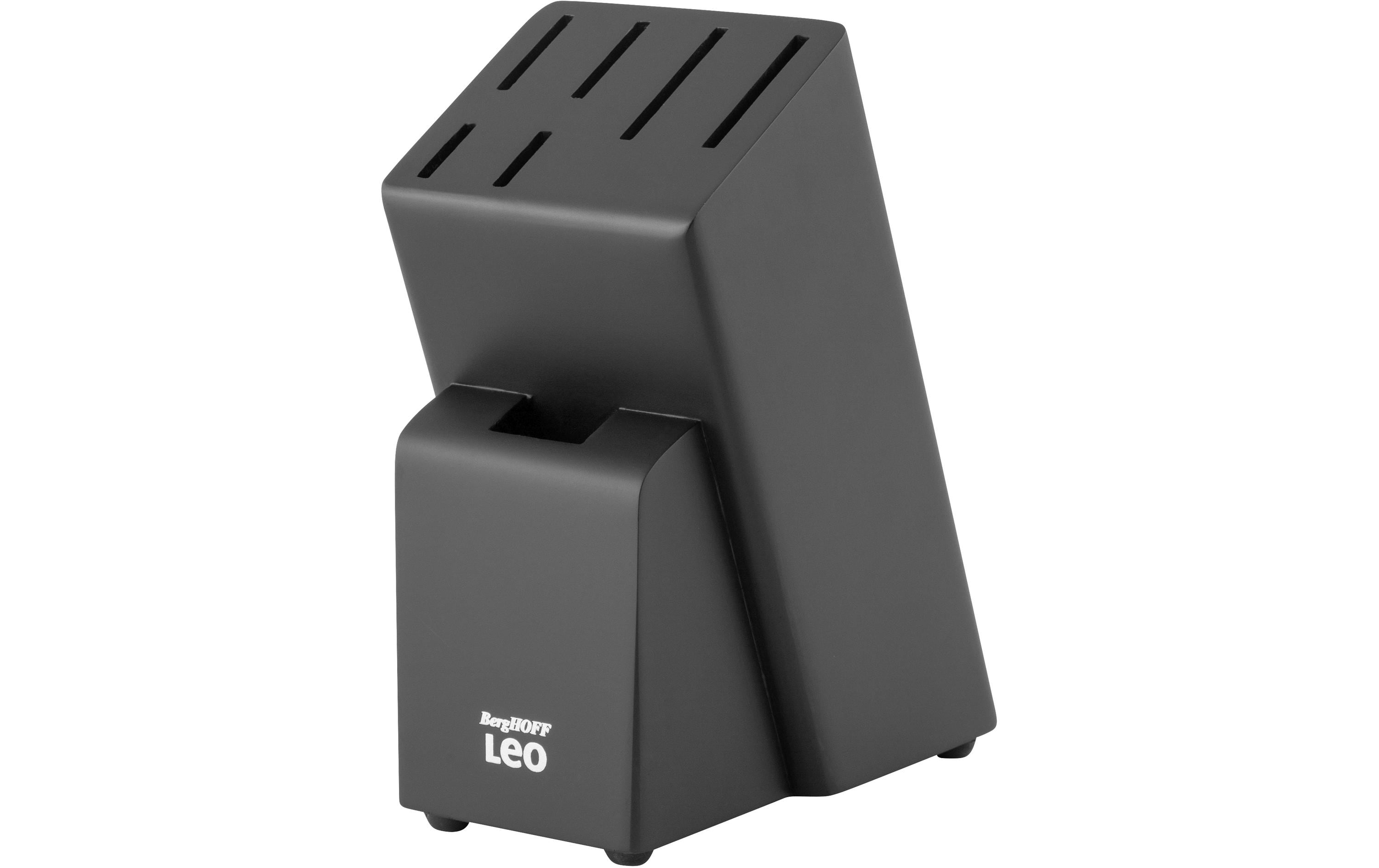 Messerblock-Set mit Messer Leo Graphite 6-teilig, Schwarz6-tlg, messerblock Graphite