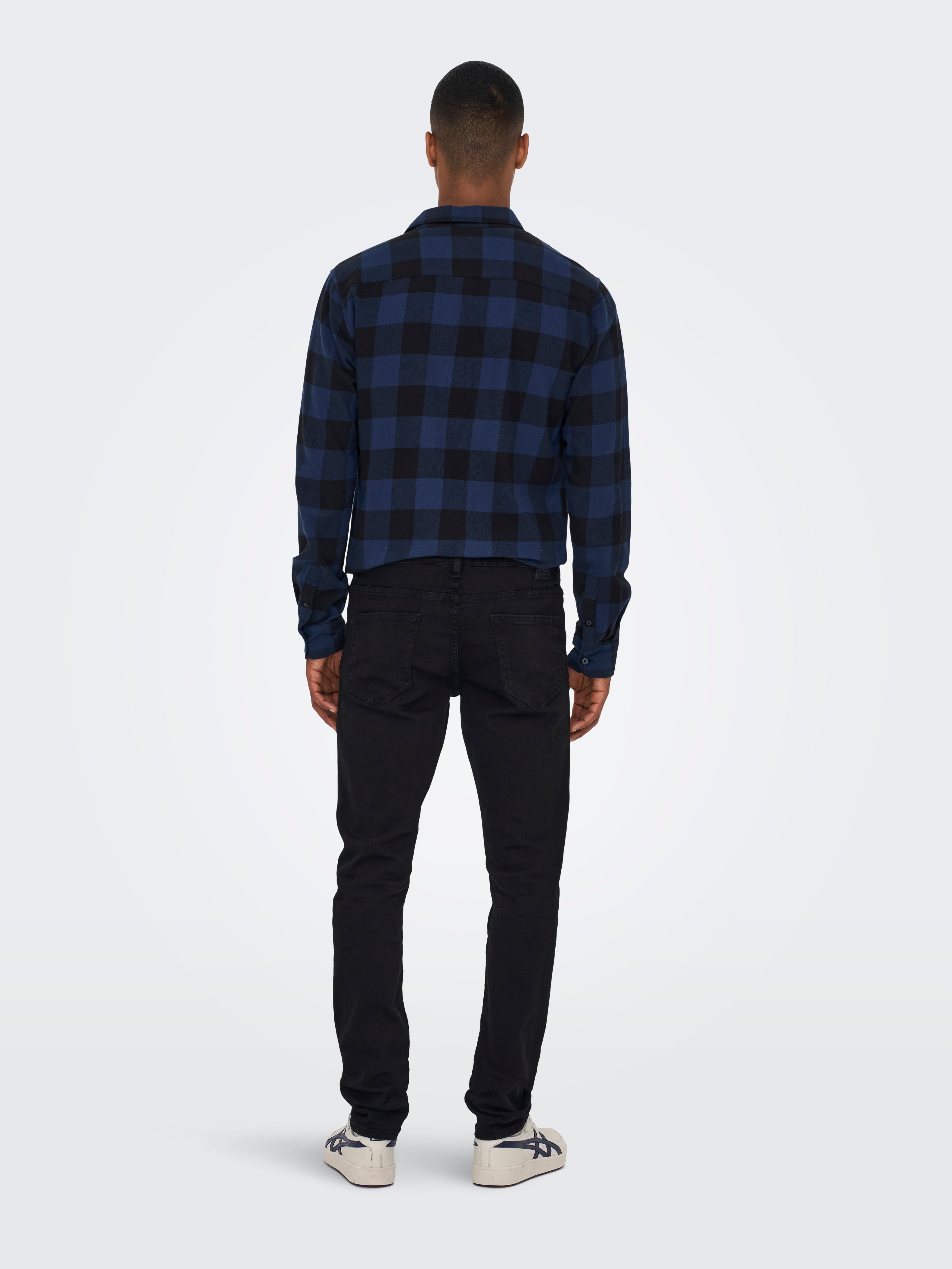 ONSLOOM Mid Rise Slim Fit Jeans Black Denim