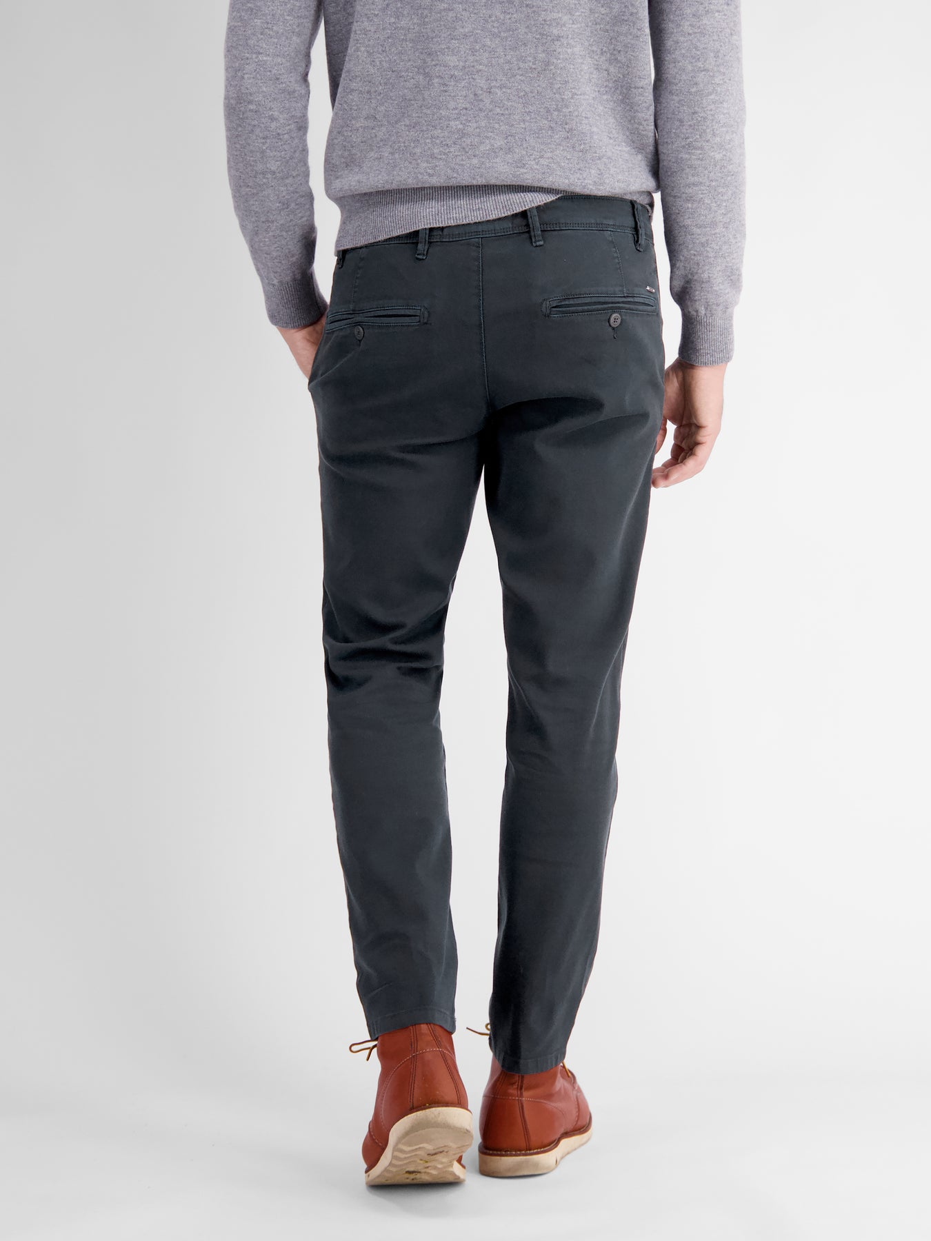 Chino mit Microstruktur, SLIM FIT