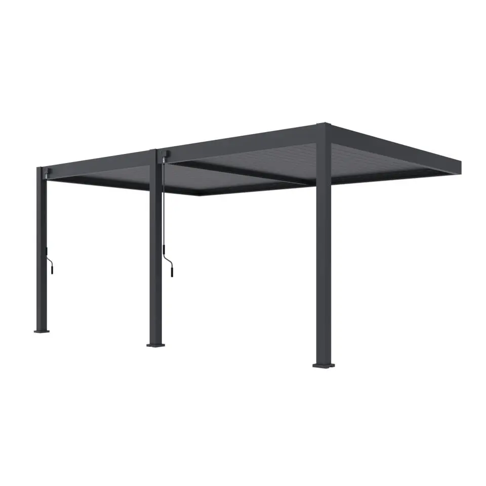 Orion Deluxe overkapping muur 360 x 530 cm antraciet