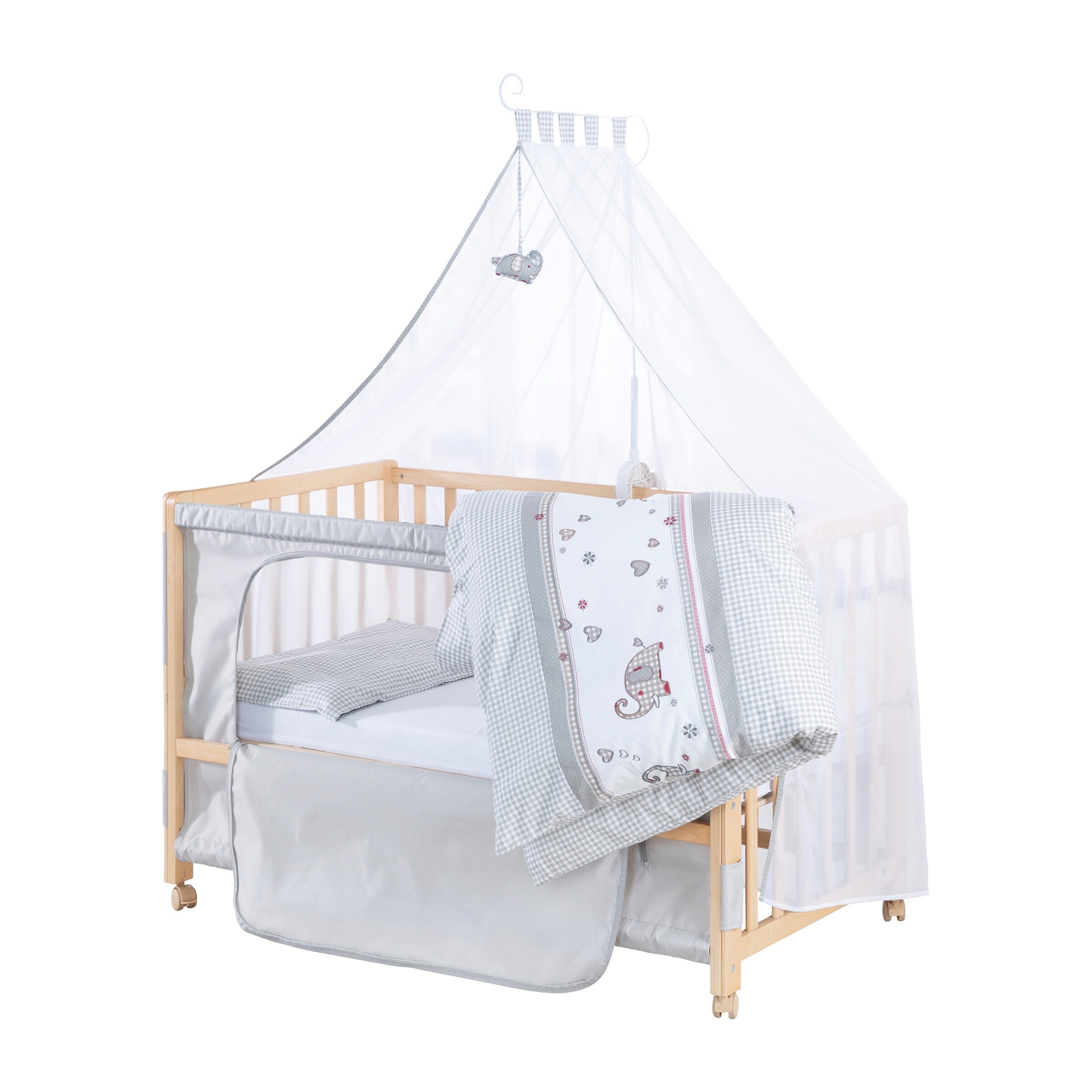 roba Room Bed, 60x120 cm Jumbo twins grau