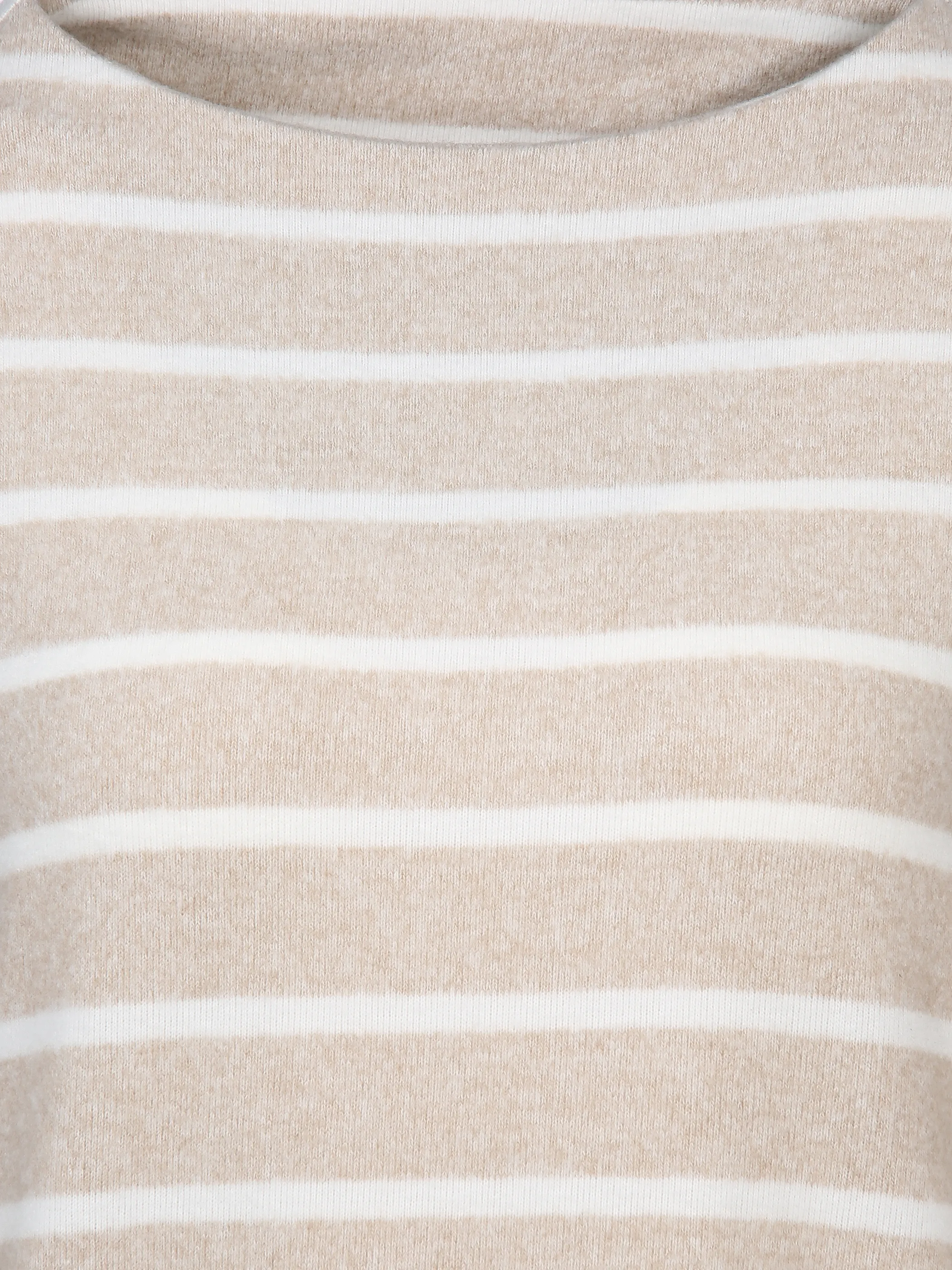 Damen Flauschshirt mit Streifen