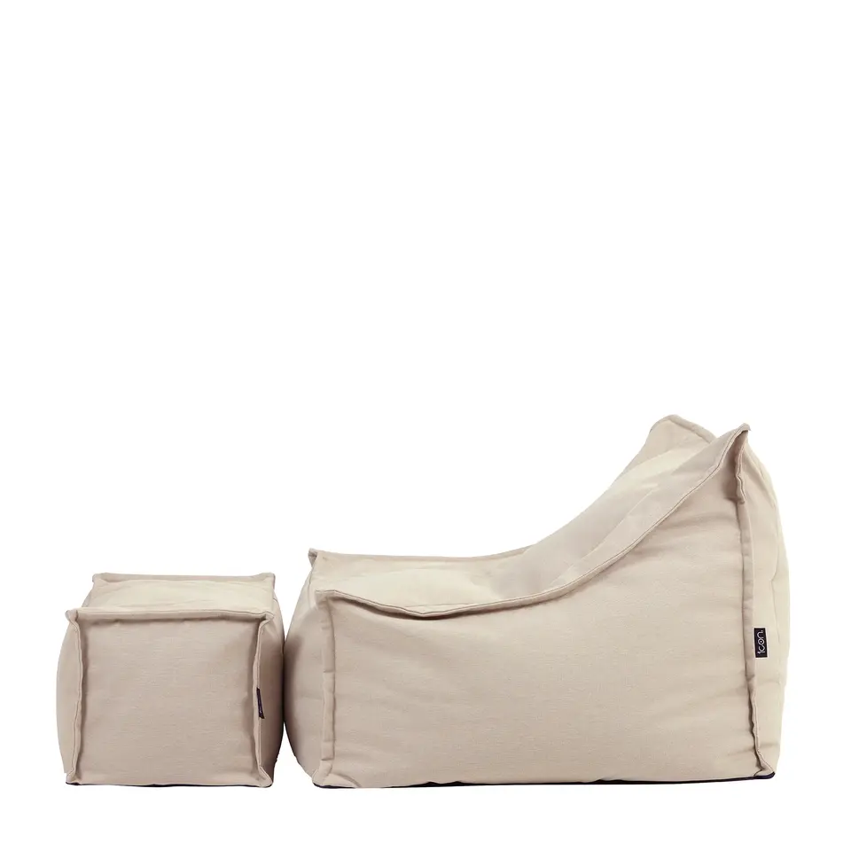 icon Zitzak en Poef Alto - Zitzak Fauteuil Buiten - Beige