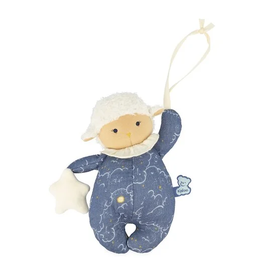 Peluche musicale nomade   Mouton éveillé        de               Kaloo