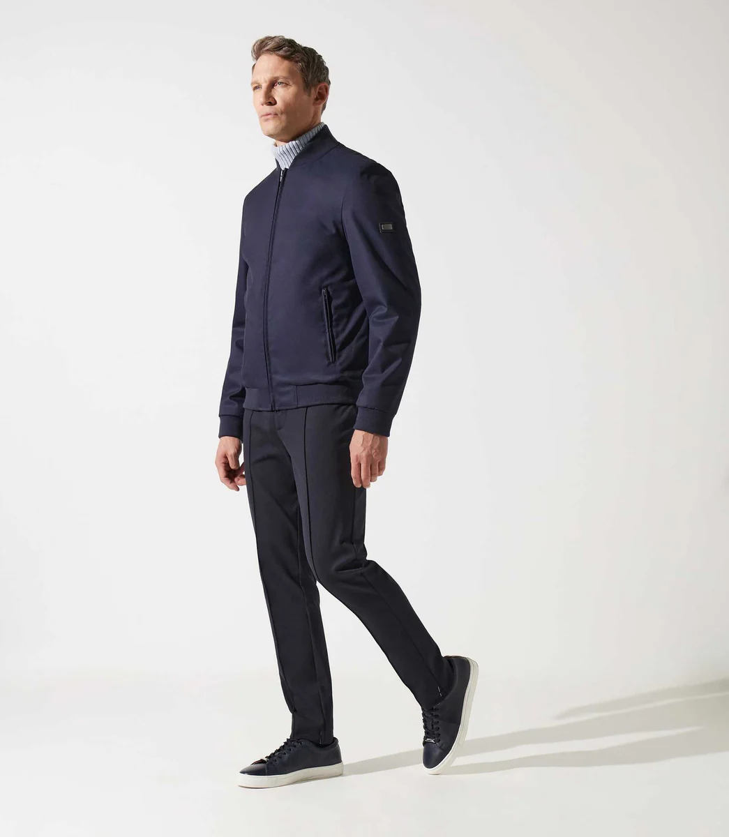 Blouson teddy marine MANILLE