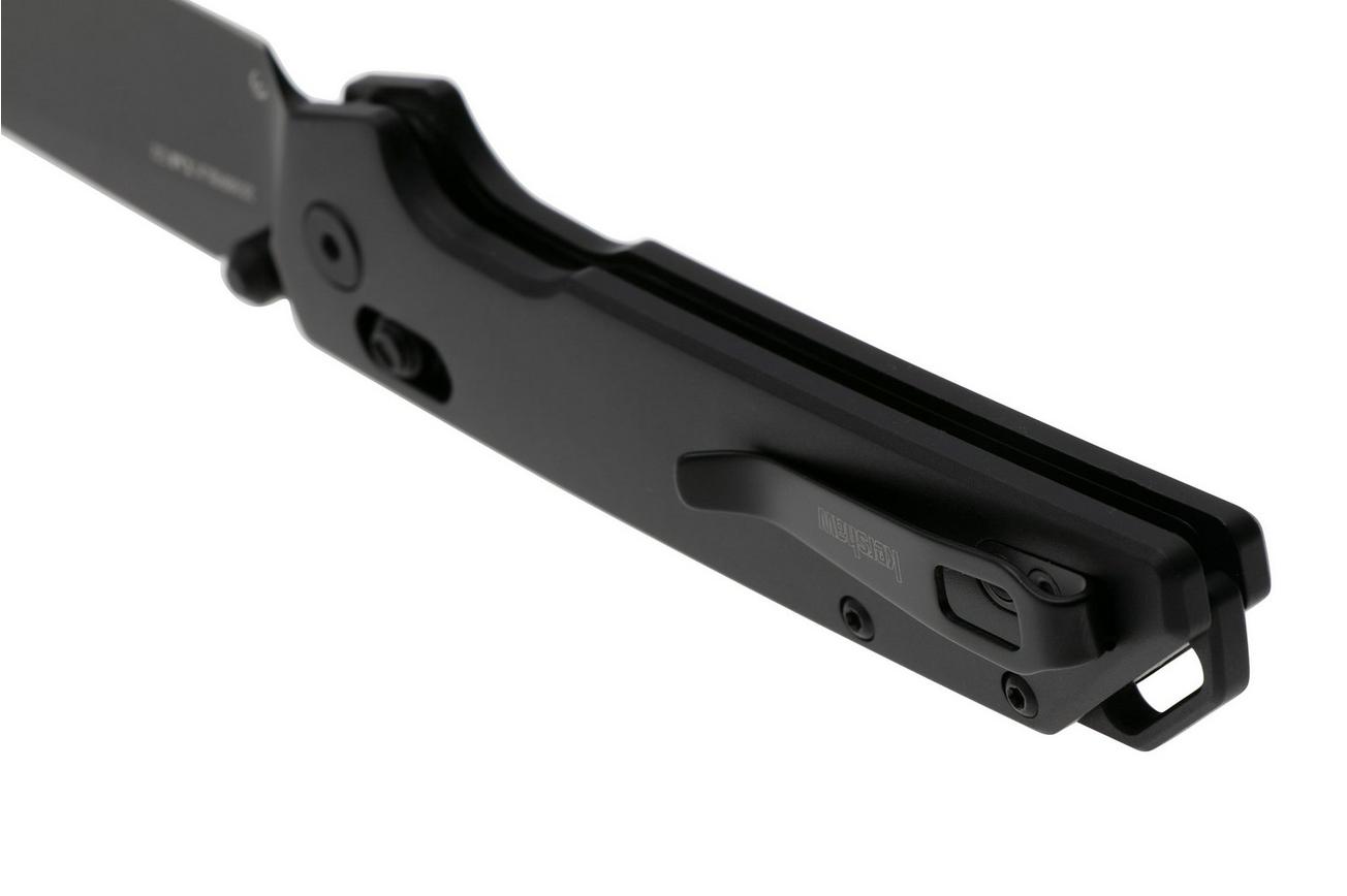 Kershaw Iridium Reverse Tanto 2038RBLK Black D2, Black Aluminium, zakmes