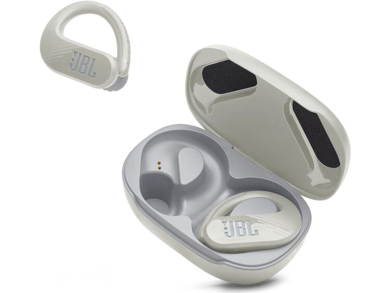 JBL Wireless In-Ear-Kopfhörer Endurance Peak 3 Weiss Staub- und spritzwassergeschützte True Wireless Aktiv-Kopfhörer