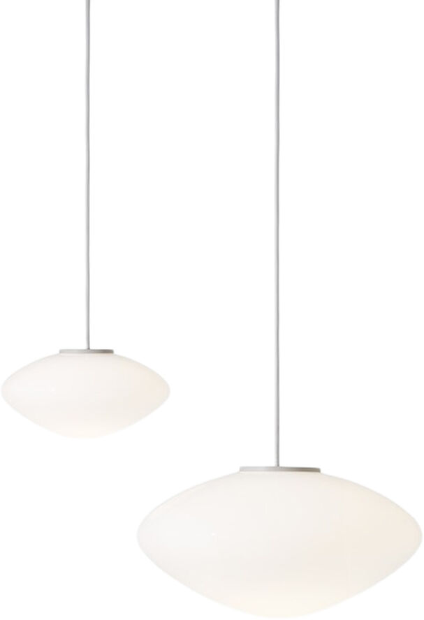 &Tradition Mist Pendant AP15, Matt White, Glass