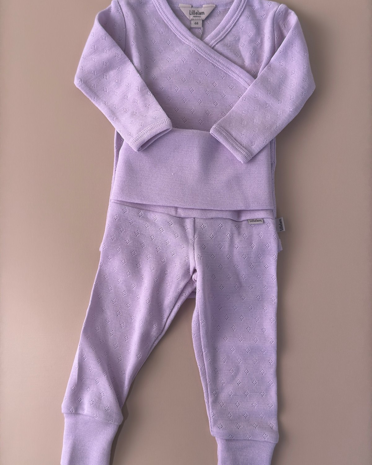 Omslagsbody Ull – 100% Merino, Pointelle | Ullbody Mini