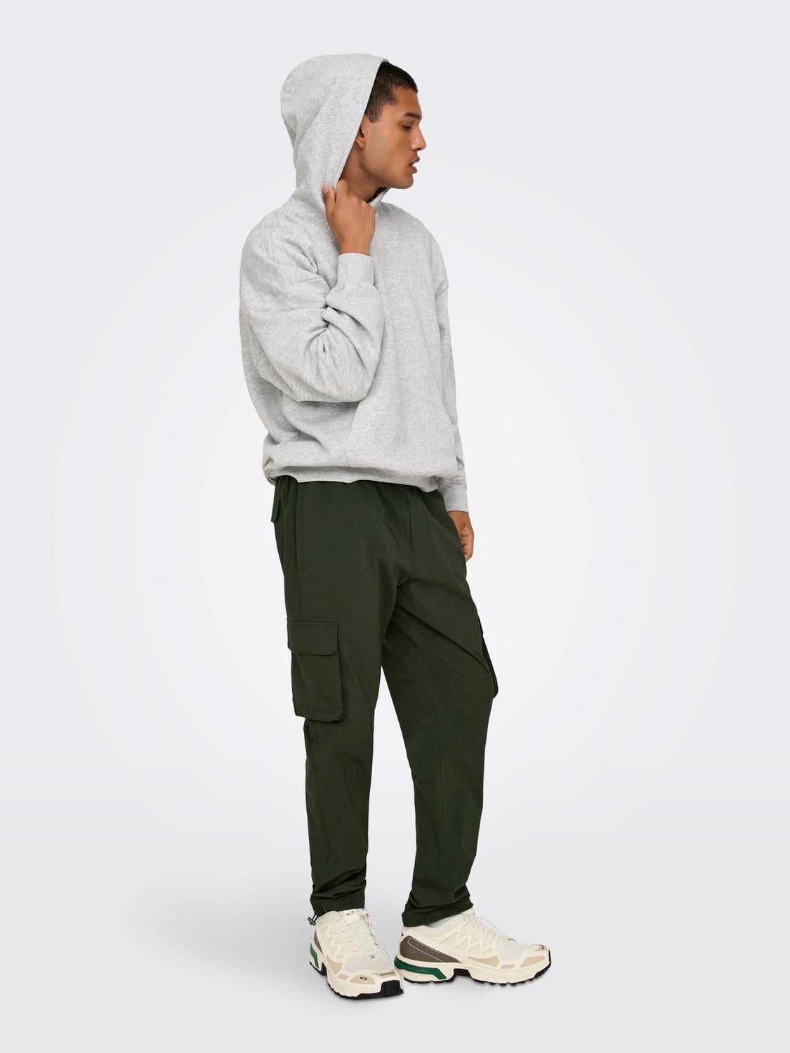 ONSCOMMON Slim Fit Cargo-Hose Rosin