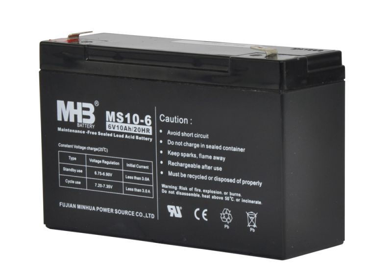 Gallagher - Batterij - voor S40 - 9.4 cm - Zwart - 6V - 15.1 cm
