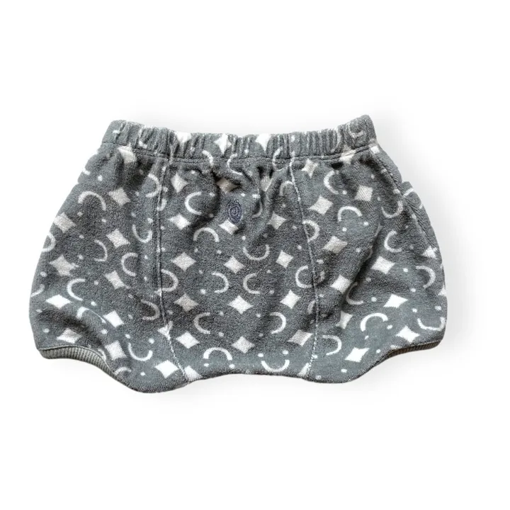 GOLD, Olalala Short Soy Face Eponge Coton Bio | Gris bleuté