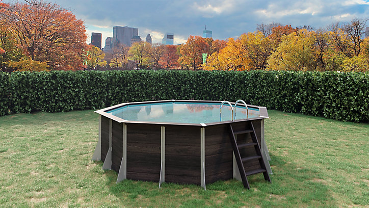 Piscine hors sol Octogonale Tatihou 3,93 x 3,93 x 1,2