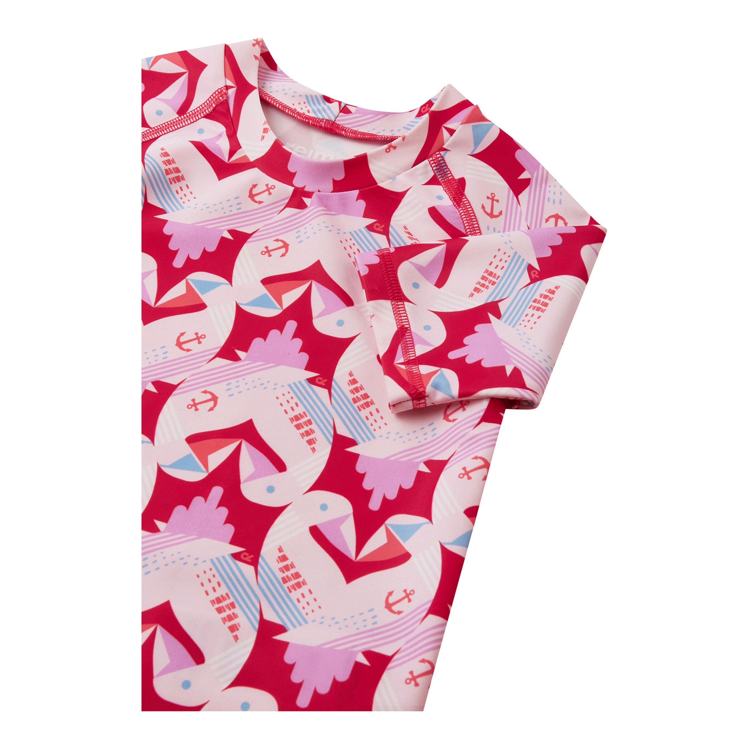 Reima Bade-T-Shirt mit UV-Schutz rosa/pink