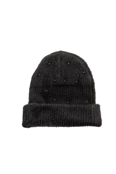 Bonnets guess jeans teresa pearls jblk jet black a996