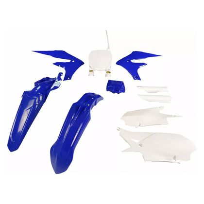 Kit plastiques CYCRA Power flow Bleu/Blanc - Bleu / Blanc