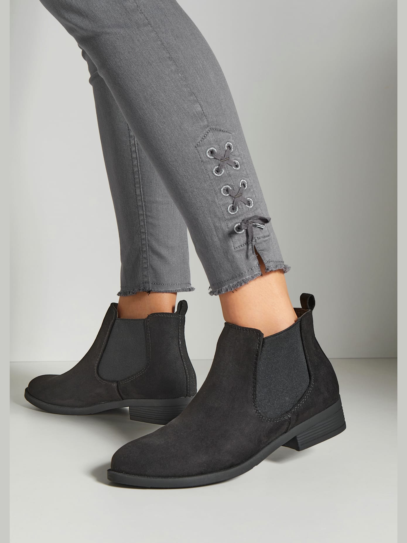 Bottines chelsea à enfiler : enfilage facile
