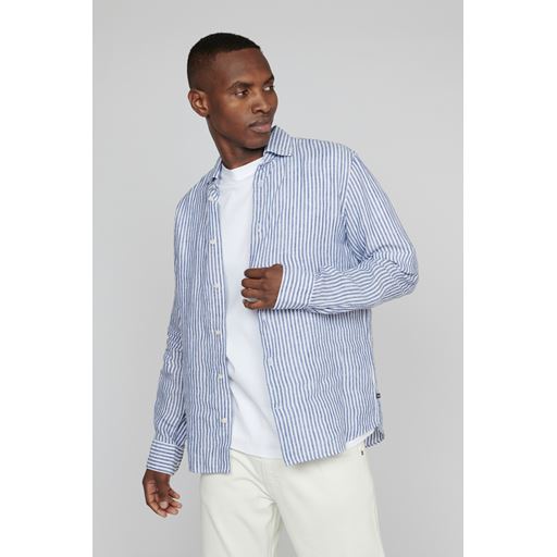 Matinique Marc Short Skjorte, Navy Peony, 42