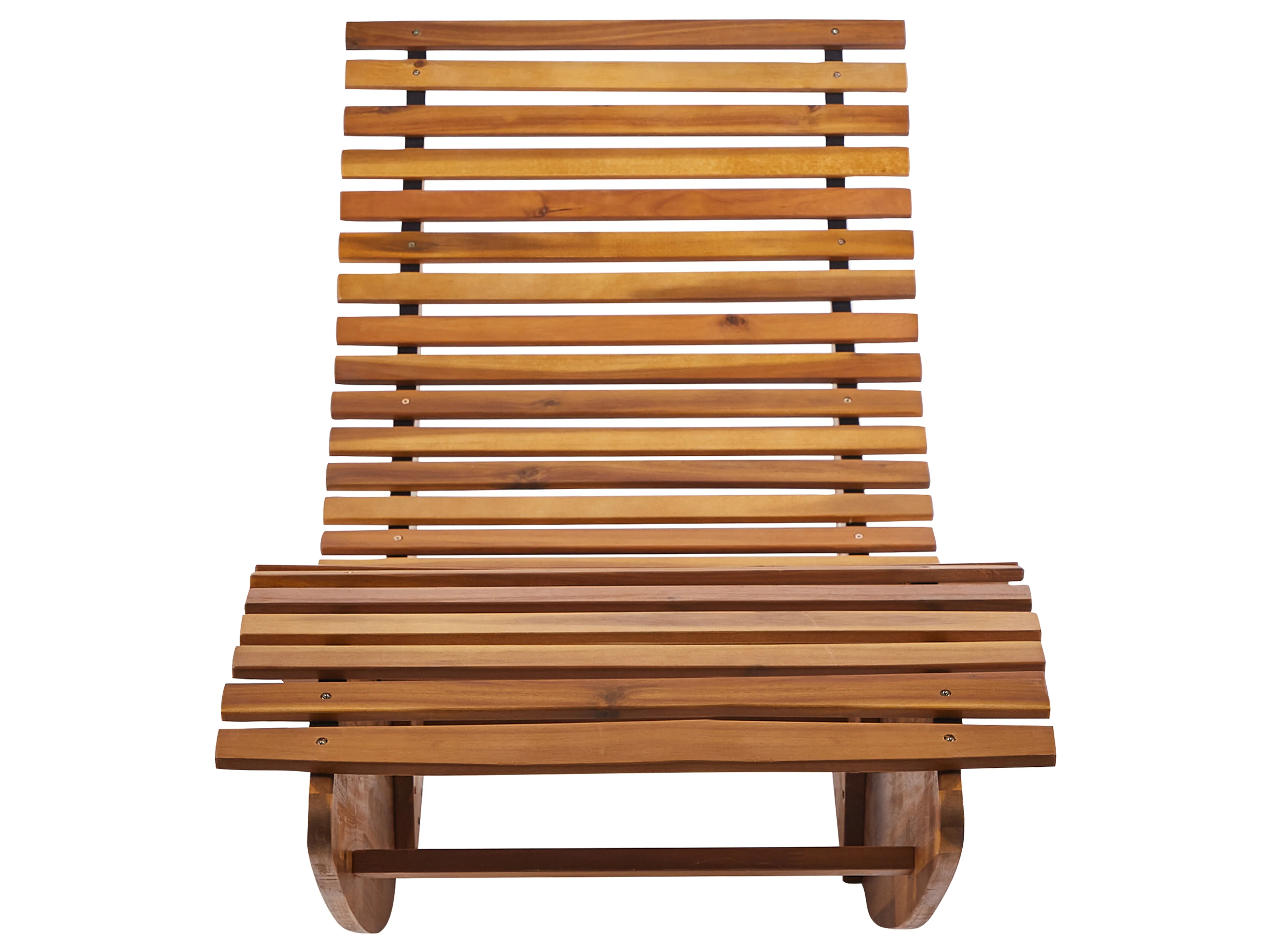 Ligstoel met kussen BRESCIA PREMIUM Acaciahout Taupe