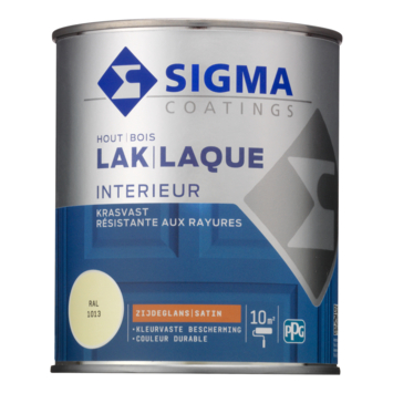 Sigma Interieur binnenlak zijdeglans RAL 1013 parelwit 750 ml