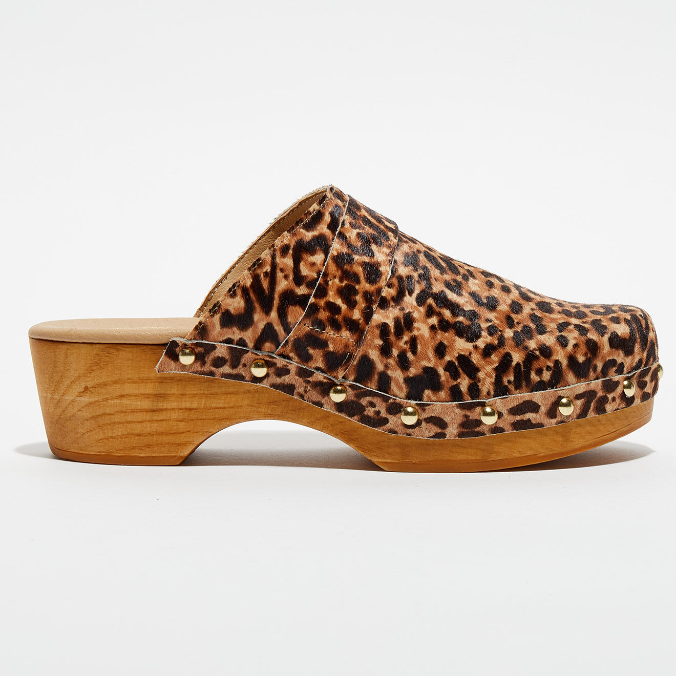Apologie Studio Sabots en Cuir Sofia pony - Talon 5 cm