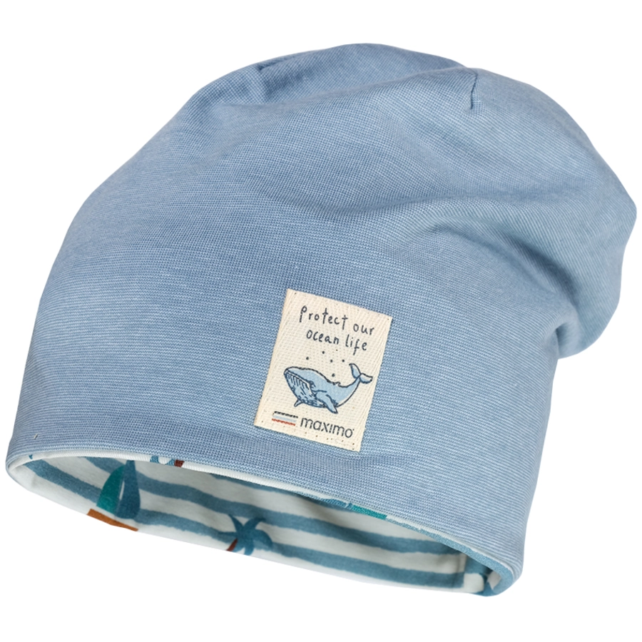 Maximo Beanie stone blue sommerblau-maritim