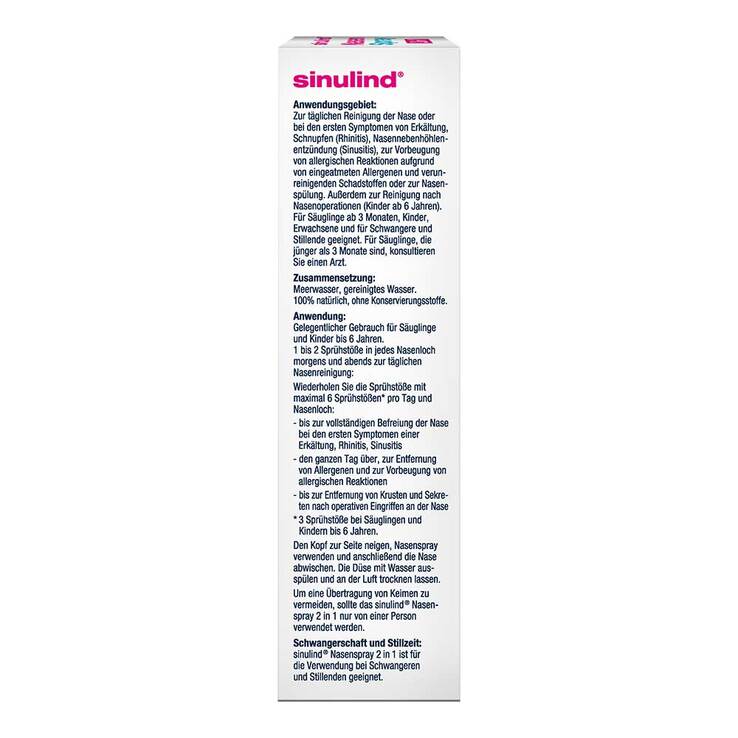 Sinulind 2in1 Nasenspray, 50 ml