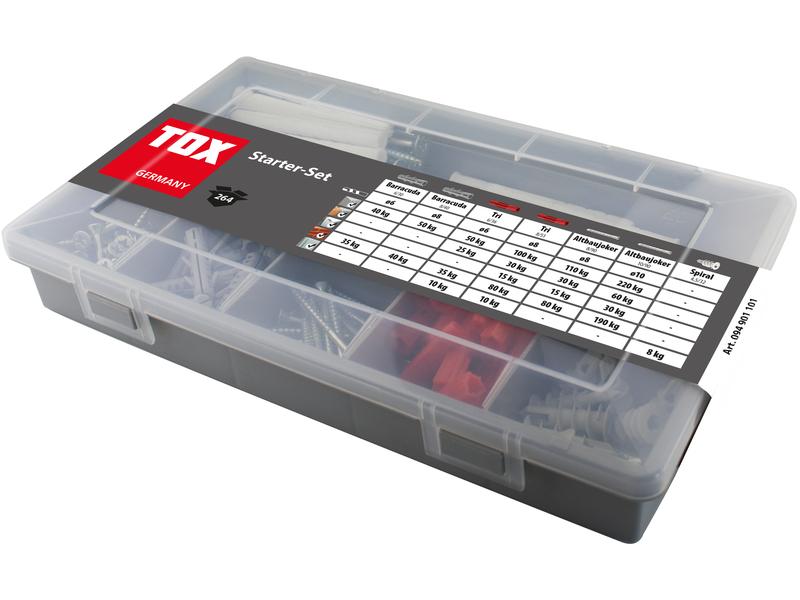Tox-Dübel Dübel Starter Set 264 Stück Dübel Sortiment Starter Set