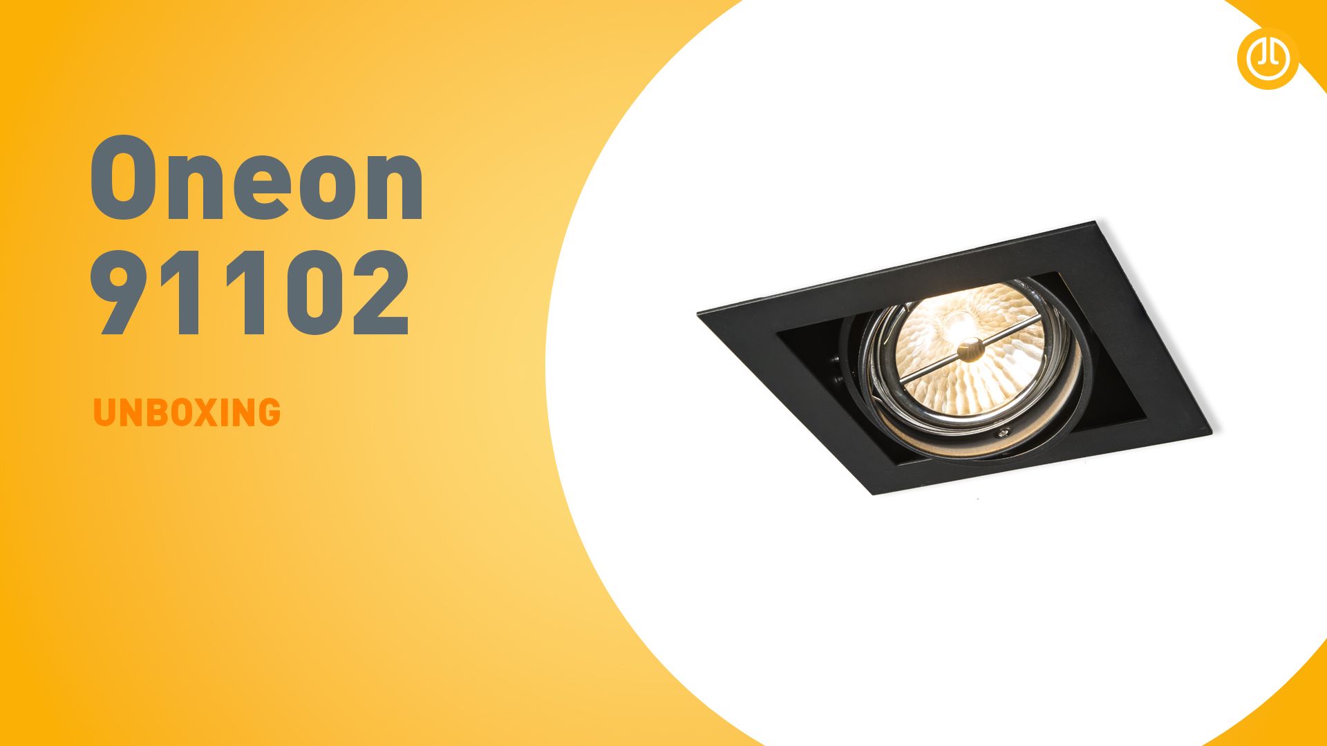Inbouwspot zwart G53 111mm verstelbaar - Oneon