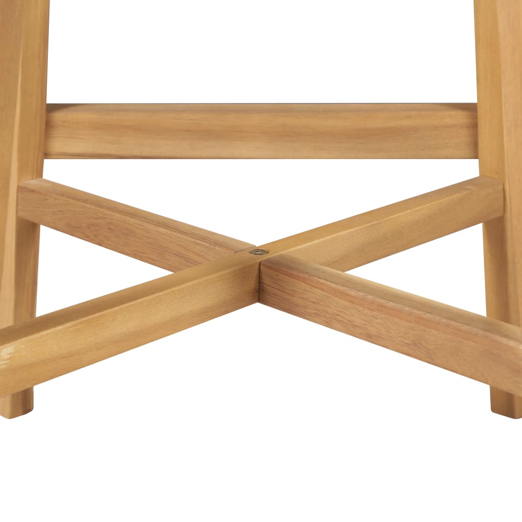 Mobilier de bar 3 pièces bois d'acacia solide