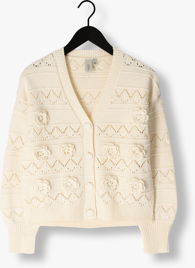 Y.A.S. beige y.a.s. vest yaspina ls knit cardigan s.