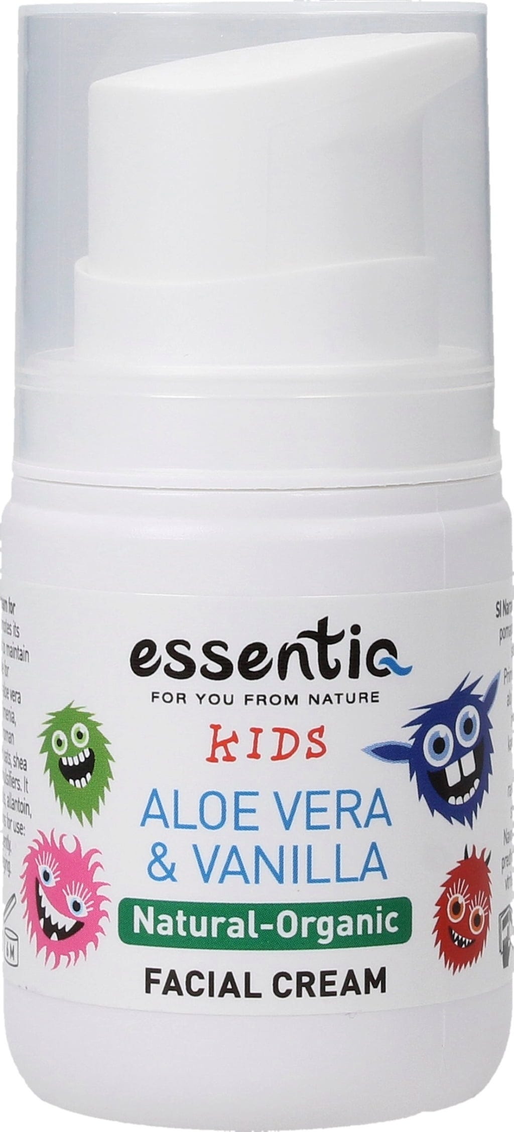 Essentiq  KIDS Aloe Vera & Vanilla Kids Facial Cream, 50 ml