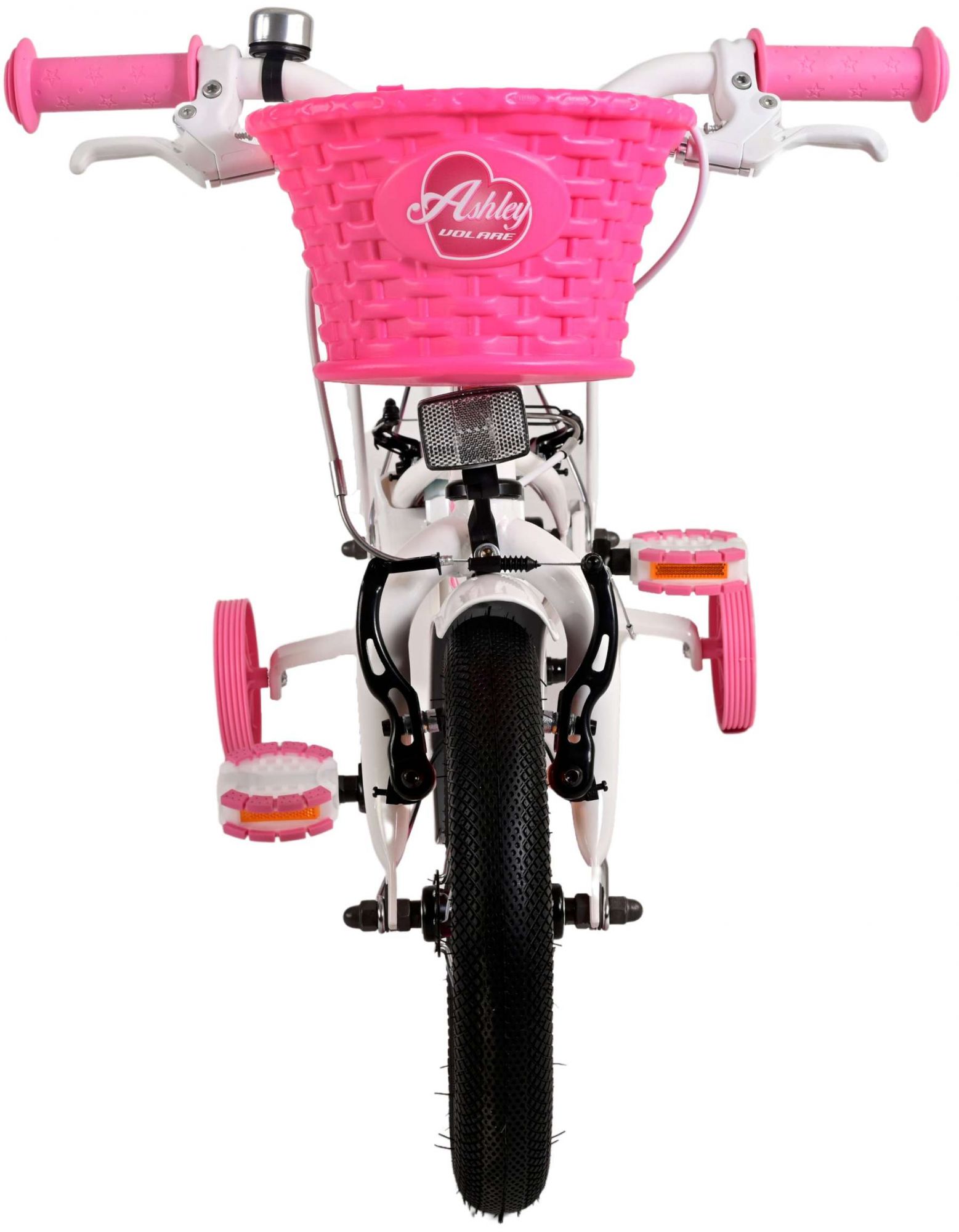 TPFSports Ashley Kinderfahrrad - Mädchen - 12 Zoll - Rücktritt + Handbremse - Weiß