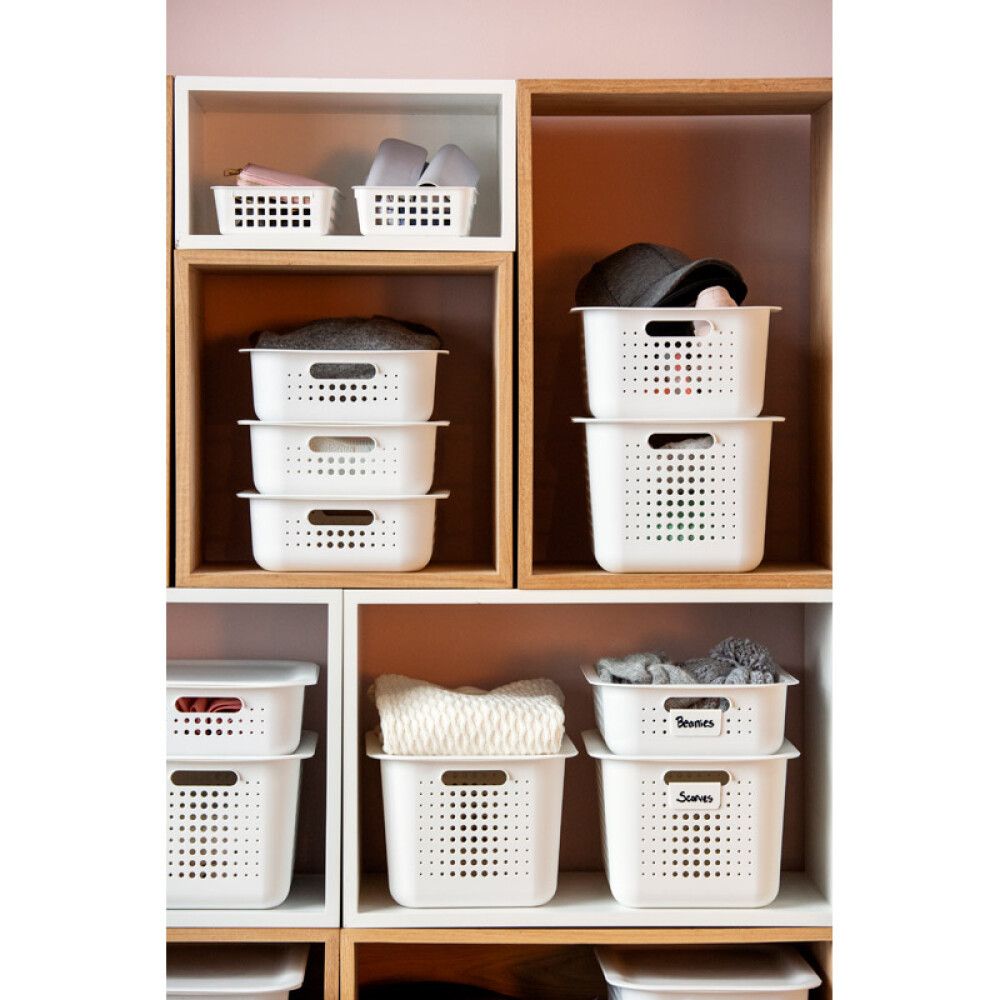OPPBEVARINGSKURV SMARTSTORE BASKET 6L RESIRKULERT HVIT