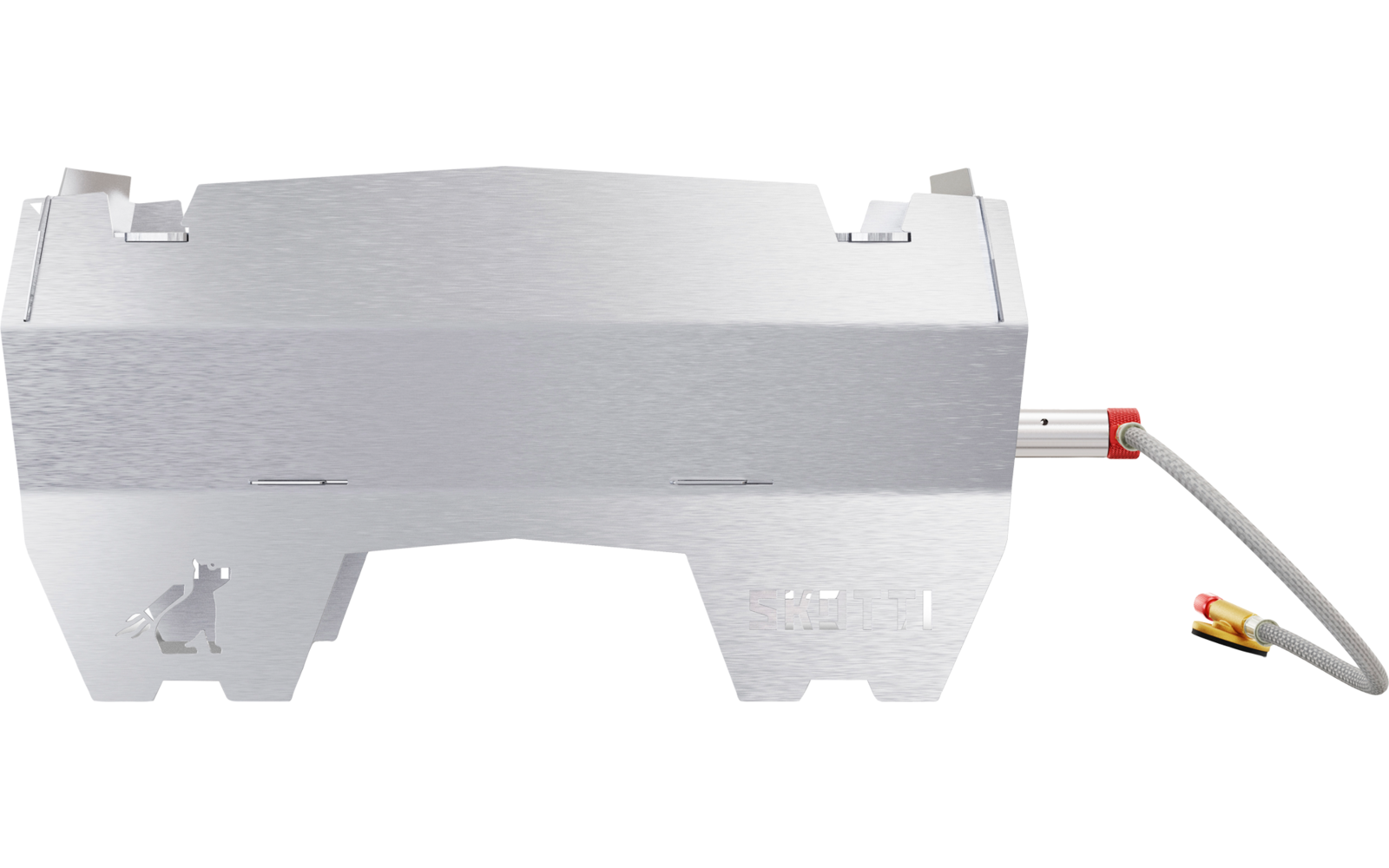 Skotti mobiler Gasgrill / Kohlegrill inklusive Tragetasche und Gasschlauch