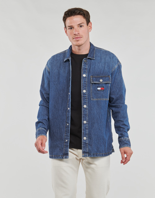 Tommy Jeans - TJM CLASSIC DENIM OVERSHIRT - Bleu
