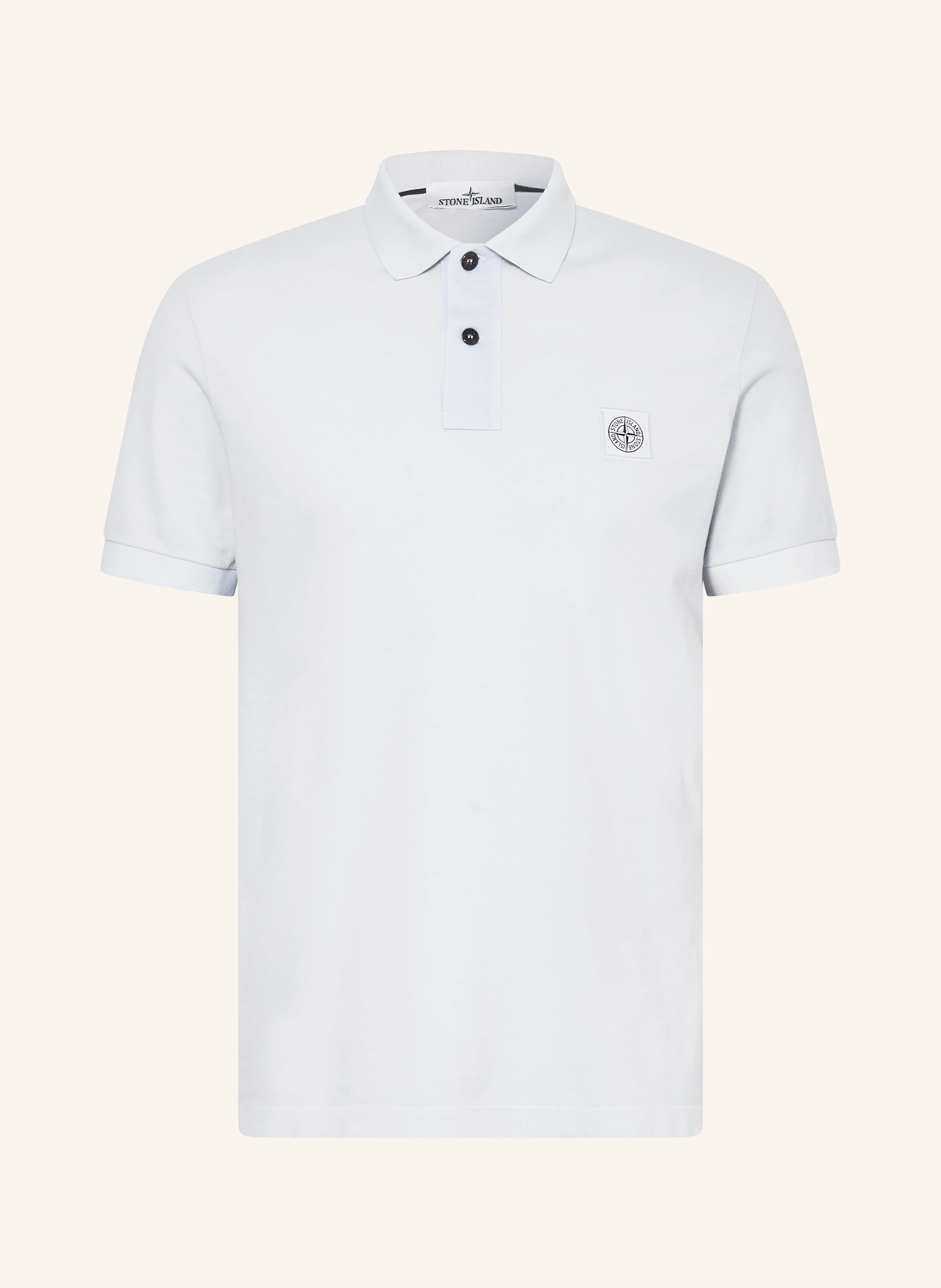 STONE ISLAND Piqué-Poloshirt Slim Fit