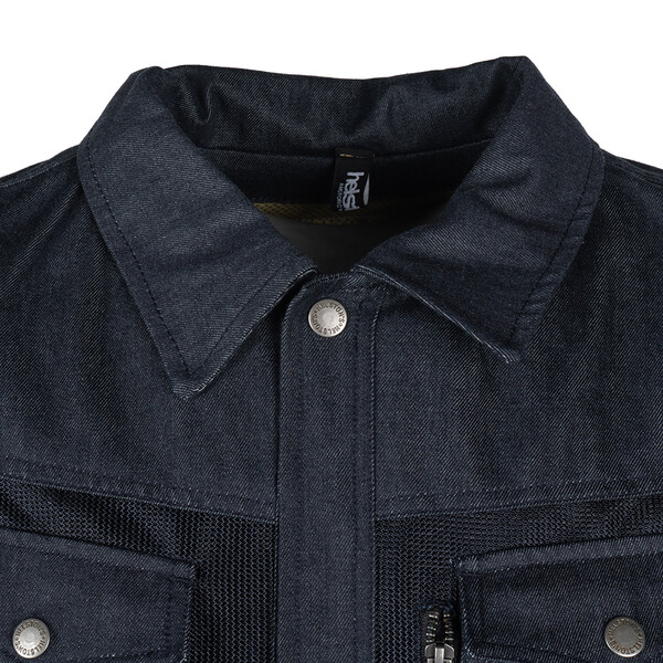 Helstons - Blouson Western Air coton mesh Bleu