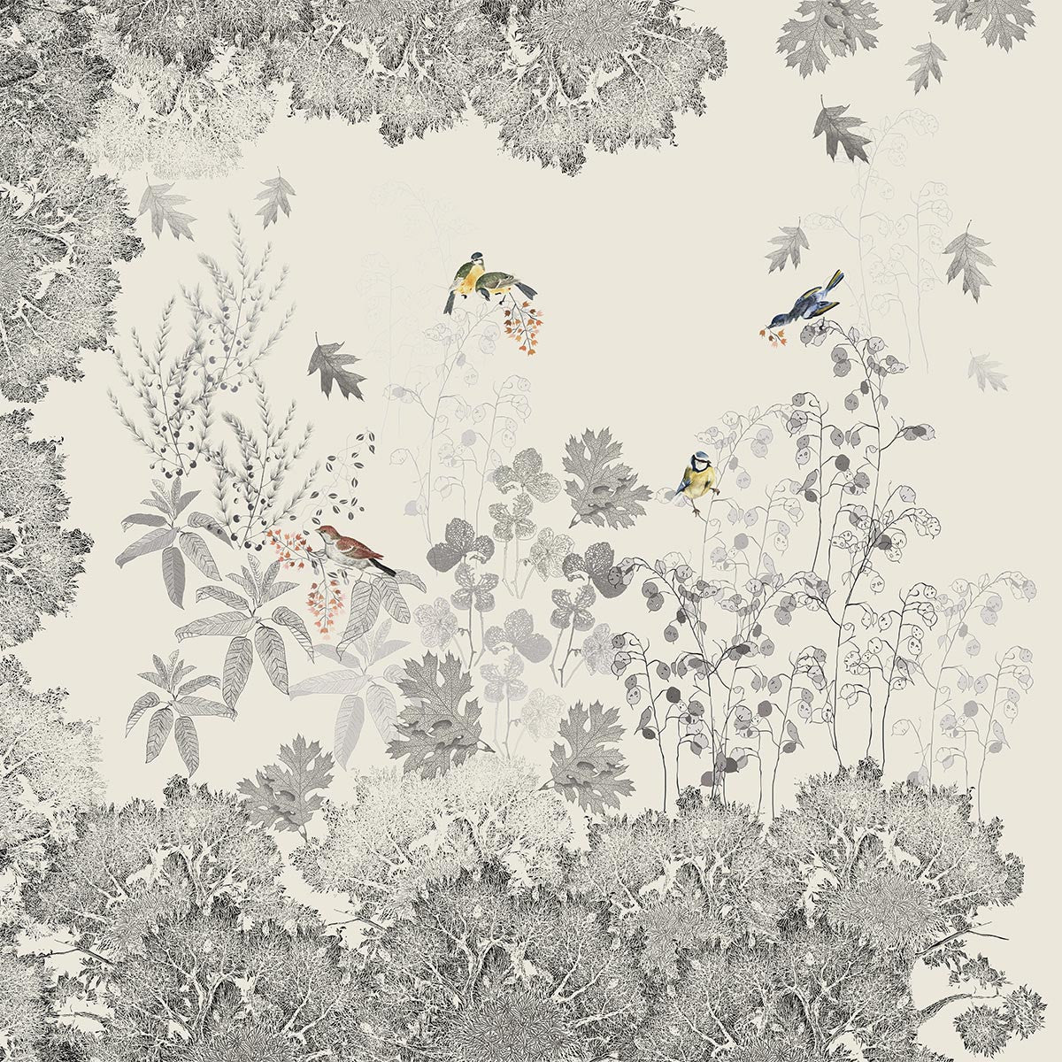 Nappe métis lin & coton noir 155x225 Garnier Thiebaut